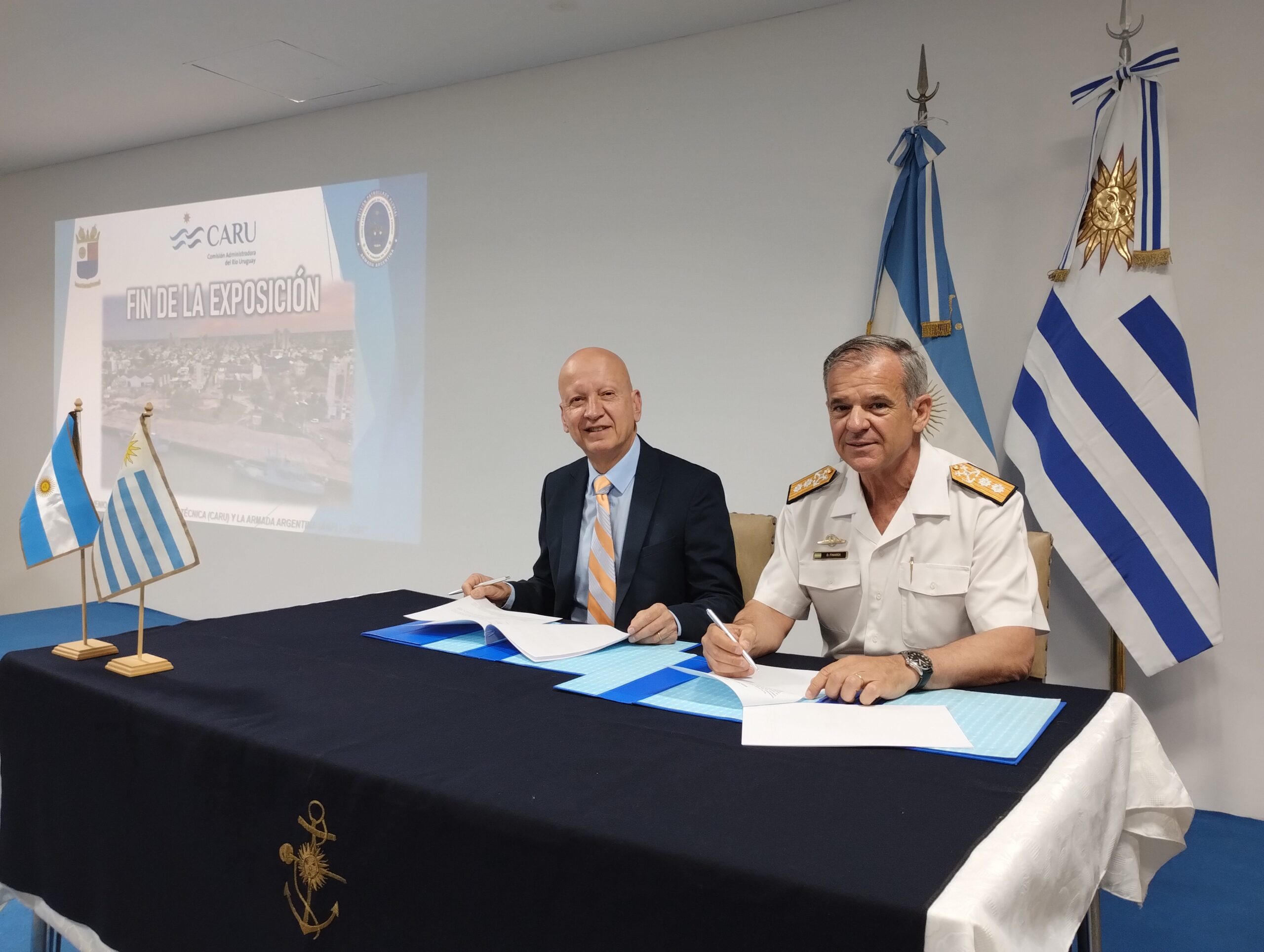 La Armada Argentina finalizó las tareas de balizamiento en el río Uruguay